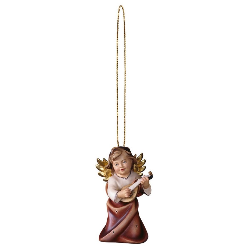 Angel Heart with lute with gold thread