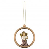 Angel Heart with Bells - Wooden sphere