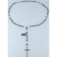 Emerald crystal rosary