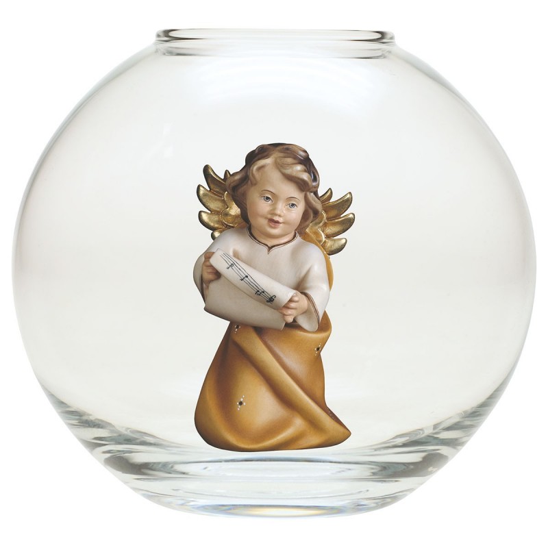 Angel Heart with notes - Glass sphere