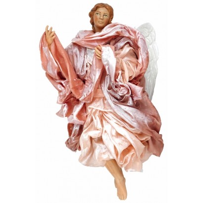 Dressed pink angel terracotta 30 cm