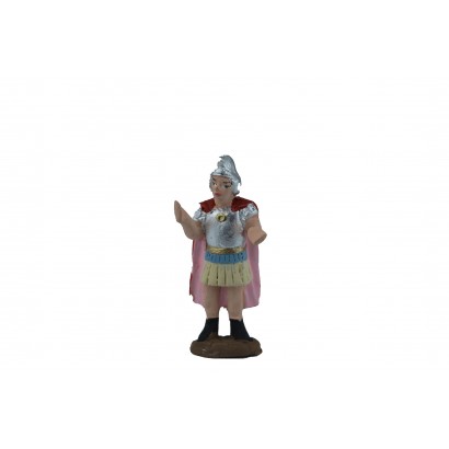 Roman soldier in painted...