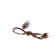 E10 lamp holder with plug and 3.5V white light