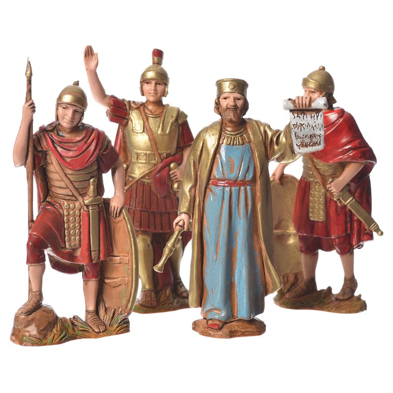 King Herod with 3 Roman soldiers Landi cm. 8