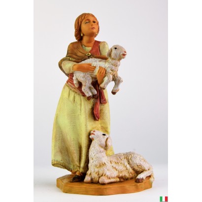 Girl with sheep Fontanini...