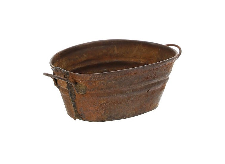 Copper-plated metal vat