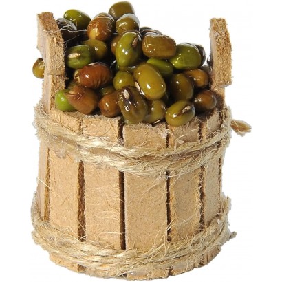Wooden vat with olives 3x3,5