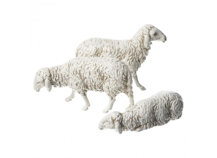 Set Of 3 Sheep In Different Positions Landi cm 10