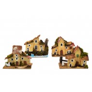 Set Of 4 Little Houses 10x6x8