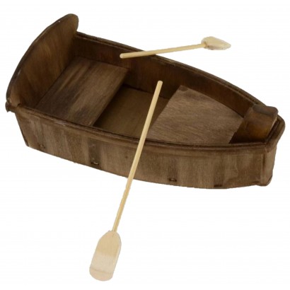 Boat with oars 9x17x6