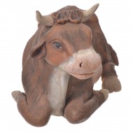Terracotta ox 24 cm