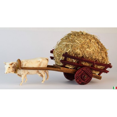 Cart with hay Landi cm. 6