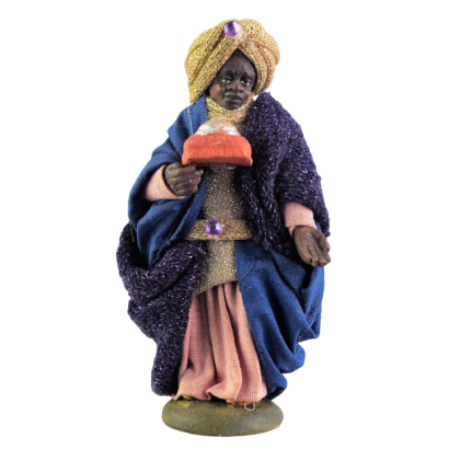 Moorish wizard king in terracotta dressed with incense 10 cm