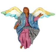 Angel pink and heavenly dressed terracotta 10 cm
