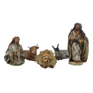 Nativity 5 pieces in terracotta 14 cm - Limited Edition
