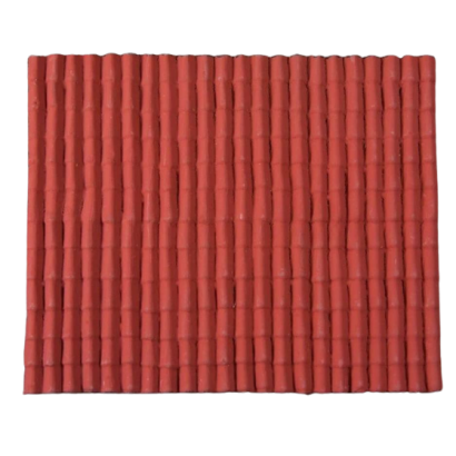 Pannello Sottile con Tegole Rosse 16x20 cm (6,29x7,87 Inch)  | Presepe Fai da Te