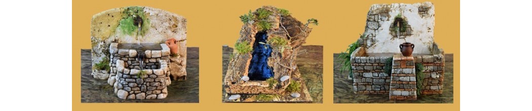 Fountains and Waterfalls for sale by Presepe artisan - PresepeePresepi
